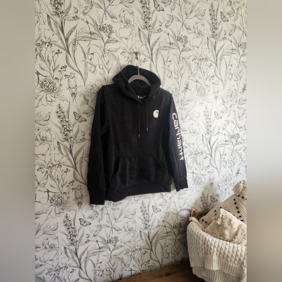 Carhartt Black Hoodie Sweater - Picture 1 of 7